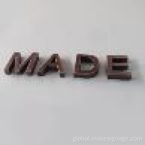 Laser Cutting Metal Letter Brushed Laser Cutting Metal Letter Factory